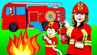 Fire Fighter Song for kids kids song | The kids show enjoy
