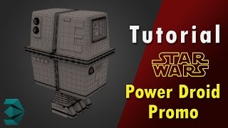 Star Wars Power Droid - 3ds Max Tutorial - Promo