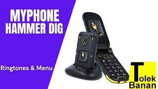 MyPHONE Hammer Dig - Unboxing / Menu & Ringtones / Dzwonki  - Classic Phone