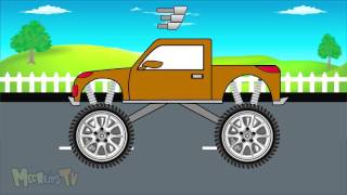 ออเรนจ์รถบรรทุกมอนสเตอร์สำหรับเด็ก || game kid screenshot 1