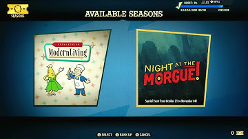 Night at the Morgue Event Challenges for Fallout 76 on 10 21 2025