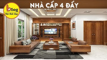 Cách trang trí phòng khách nhà cấp 4 mà nhìn cứ tưởng căn hộ cao cấp