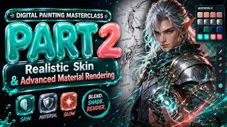 Digital Painting Masterclass Part 2: Realistic Skin & Advanced Material Rendering screenshot 5