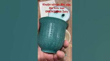 Khuôn silicon đúc sáp, khuôn đúc nến đúc thạch cao xi măng. #composite #khuôn #silicone #sap