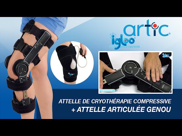 Igloo Set Attelle de Genou Articulée + Attelle de Genou Souple