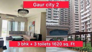 3 Bhk 1620sq.Ft Gaur City2 | flat available for sale | greater Noida extension | #property #resale