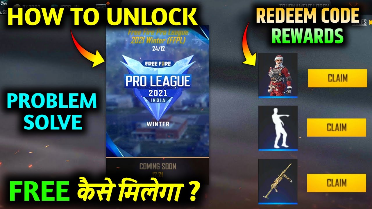 FREE FIRE NEW EVENT || FREE FIRE PRO LEAGUE 2021 INDIA || HOW TO OPEN FREE FIRE PRO LEAGUE 2021 ||