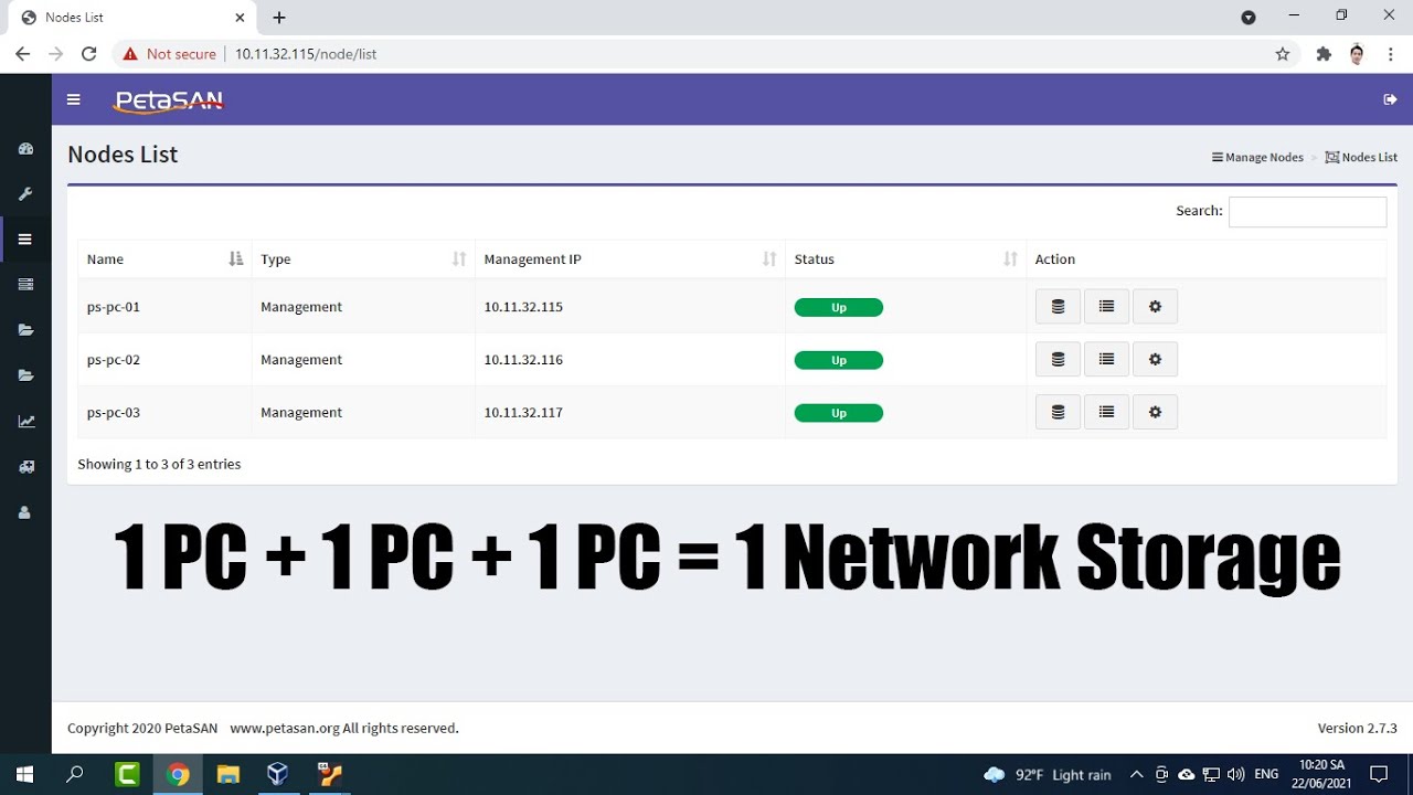 How to use multiple computers as a NAS server