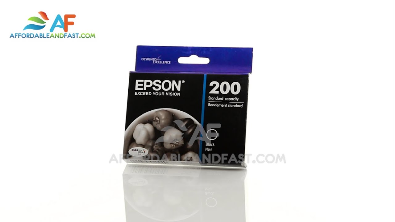 Epson 200 - T200120-S Black Ink Cartridge - YouTube