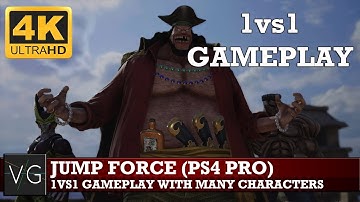 Jump Force (PS4 Pro) - 1vs1 gameplay. 4K/60, no commentary.