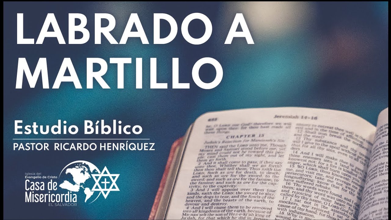 El candelero de Oro - Labrado a martillo (padecimientos de Cristo)