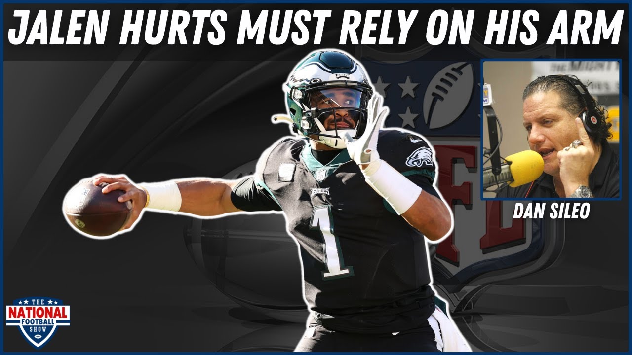 Eagles Need Hurts' Arm, Not His Legs | National Football Show | JAKIB Sports