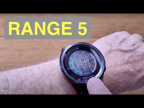 NORTH EDGE RANGE 5 GPS Altimeter Compass 5ATM Diver/Adventurer's Sports Smartwatch: Unbox & 1st Look