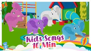 *New* 10 Min. Long Popular Nursery Rhymes & Kids Songs | Bingy Bongo