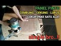 [TRIKS] cara sederhana membuat panel pintu model lengkung - ROUTER KAYU