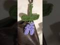 Lavender bag charm crochet 🪻💜 #crochet #beginnerfriendly #bagcharmcrochet