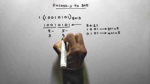 Excess 3 to BCD Conversion