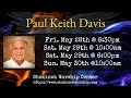 Paul Keith Davis - SESSION 1