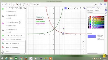 Graph of Hyperbolic Functions (Part 2) - Geogebra