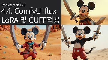 4.4. ComfyUI FLUX 사용법. 지브리 스타일?  ComfyUI LoRA 사용법.  저사양 VRAM 사용자를 위한 GGUF