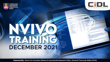 Nvivo Training 2021 (21 December 2021)