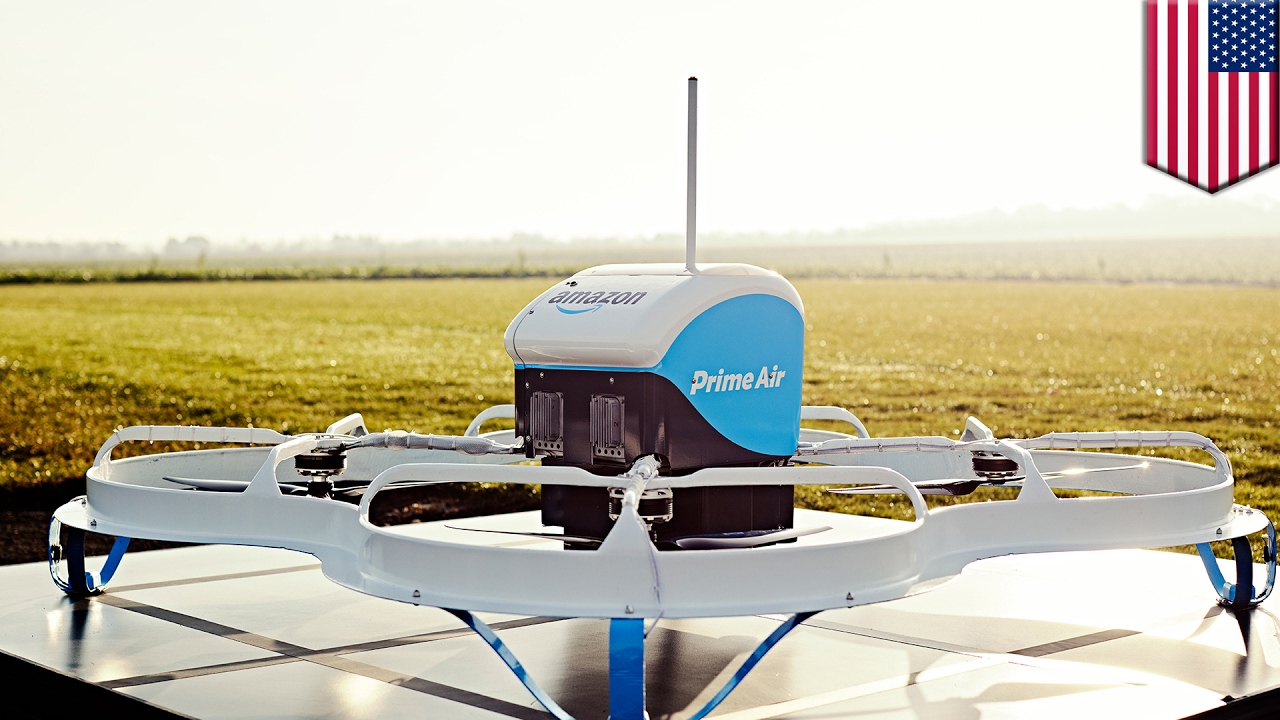 Amazon Prime Air to deliver packages via drone, then parachuting them