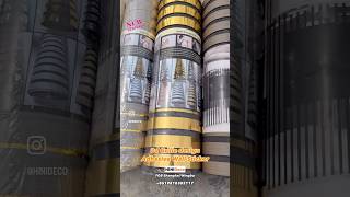 3d silent grille wall paper sticker ,micro-groove, wide groove, wood and gold mirror various designs