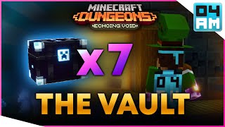 THE VAULT - 7 OBSIDIAN CHESTS & All Secret Stronghold Switch Locations in Minecraft Dungeons