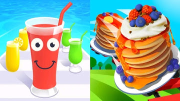 Juice Run VS Pancake Run Max All Levels Gameplay Android,iOS NEW UPDATE