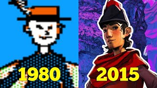 Evolution of King&#39;s Quest Games (1980-2015)