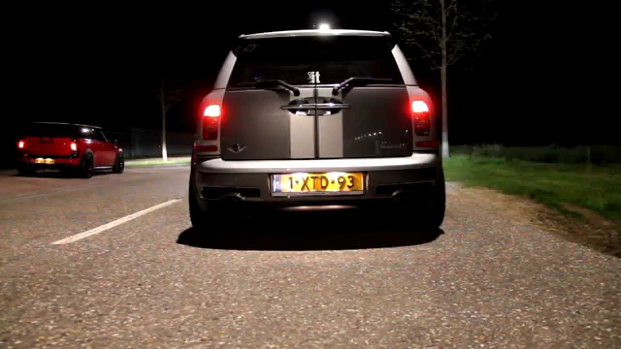 My N14 R55 Clubman Cooper S decat pure exhaust sound! - YouTube