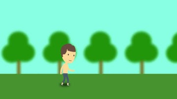 character animation by using puppet tool(Walk cycle)