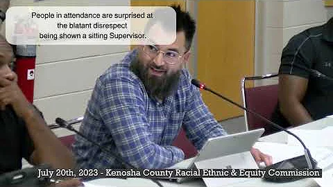 Kenosha's Racial and Ethnic Equity Commission Chair uses power play against County Board Supervisor