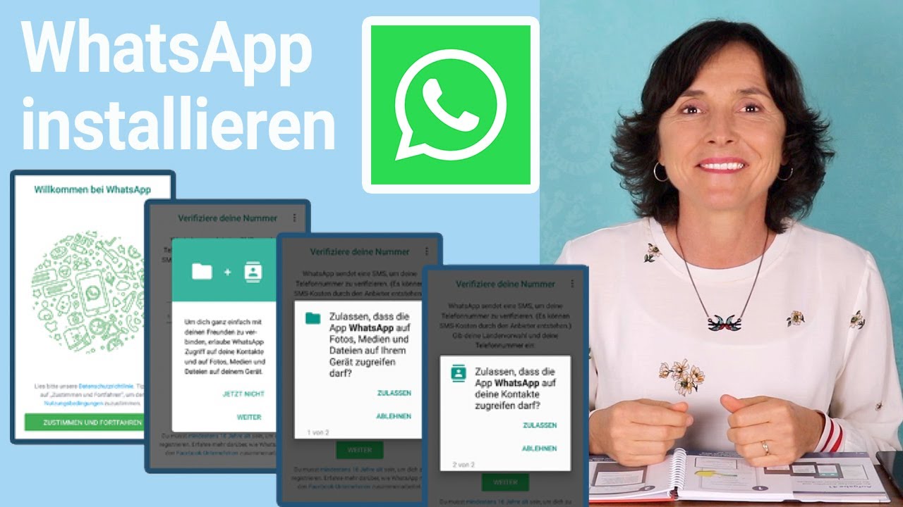  Update New  Die App WhatsApp installieren. Smartphone Training für Senior*innen Teil 41