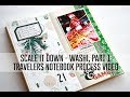 Scale It Down - Washi Tape, Part 1 (Travelers Notebook Process Video)