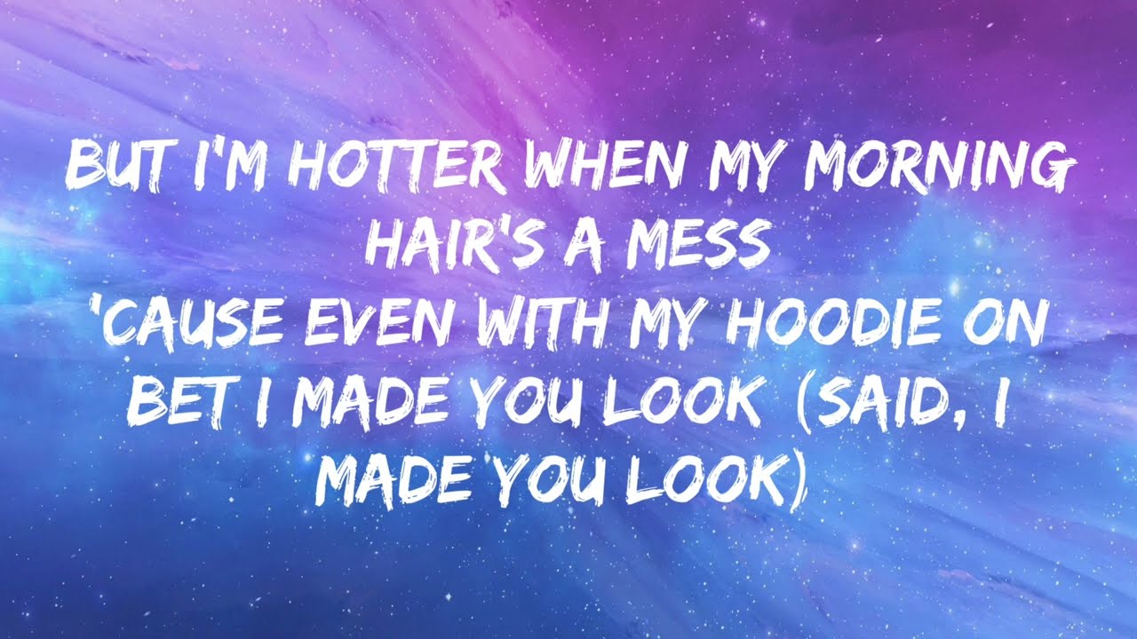Meghan Trainor Made You Look Lyrics YouTube Meghan Trainor Made You Look Lyrics YouTube