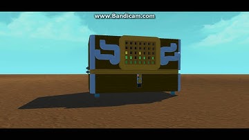 Scrap Mechanic: Radio with an audio visualizer