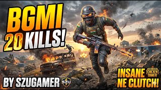 💫oppo k13 turbo 120fps //20 kills //CONQUEROR RANK PUSH / BGMI LIVE /SZUGAMER