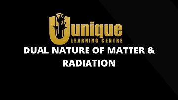 Class 12 | Video 11.16 | Dual Nature of Matter & Radiation
