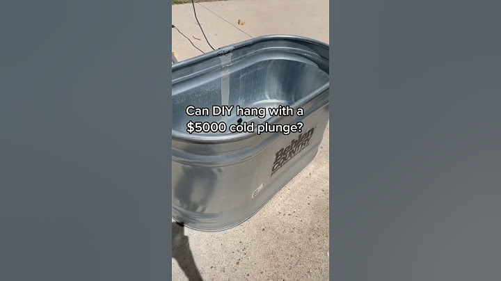 DIY Cold Plunge on the cheap