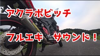 MT-25/YZF-R25 アクラポビッチ レーシングライン フルエキゾーストマフラー サウンド