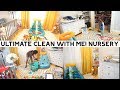 ULTIMATE CLEAN WITH ME! NURSERY//COMPLETE DISASTER // EXTREME CLEANING MOTIVATION