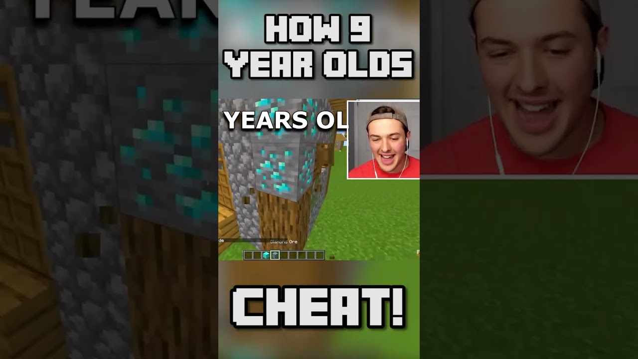 Reacting to HOW 9 YEAR OLDs CHEAT in Minecraft!
