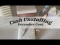 CASH UNSTUFFING | FULLY FUNDED PET EMERGENCY | DECEMBER