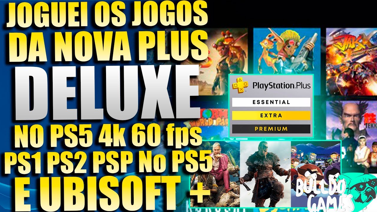 PlayStation Plus: jogos que entram em Essential, Extra e Deluxe a partir da  próxima terça - Drops de Jogos