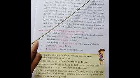 English Grammar/Class-2/Chapter-12 TENSES/Exercise, page-68, 69