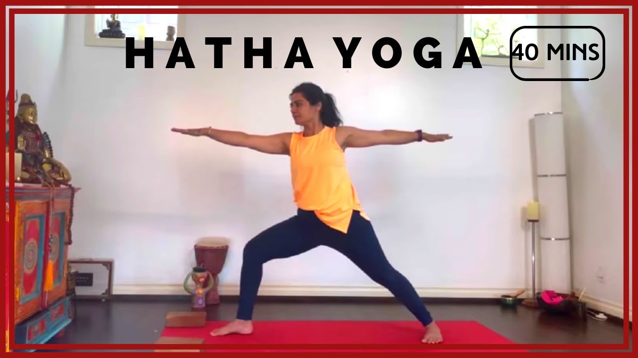 40 Minutes Hatha Yoga Indian Yoga Girl YouTube