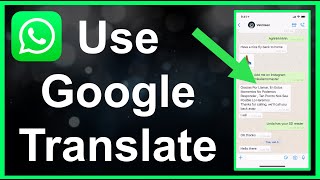 use google translate on whatsapp! easy!!!