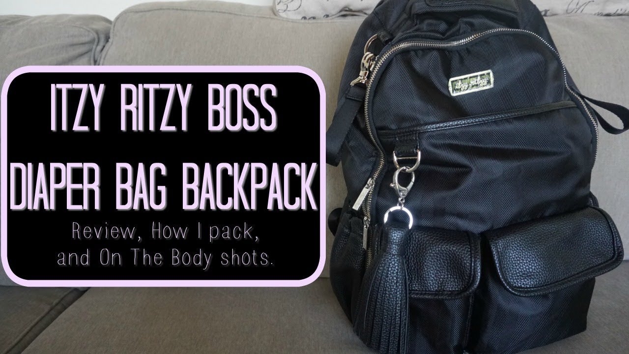 Itzy Ritzy Boss Diaper Bag Backpack 