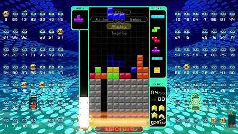 3rd place again in tetris 99!!! :(